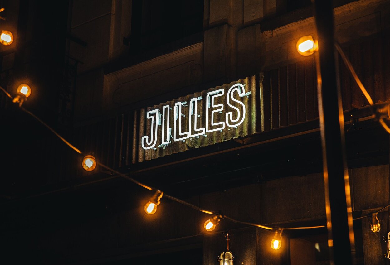 Neonverlichting Jilles Beer & Burgers