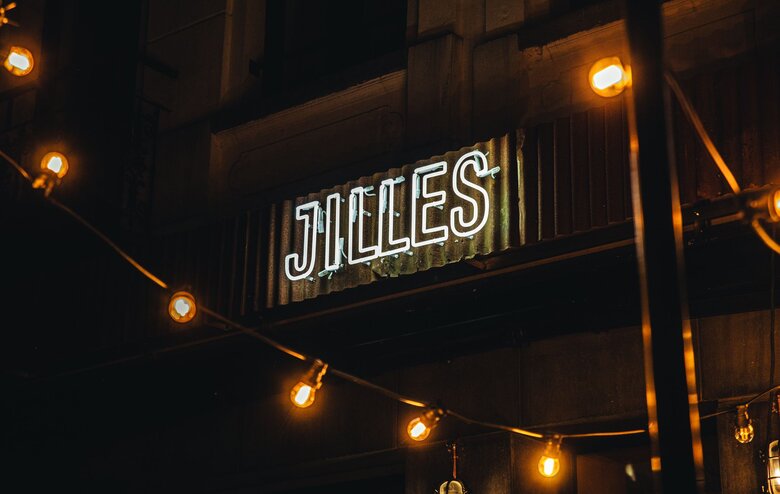 Neonverlichting Jilles Beer & Burgers